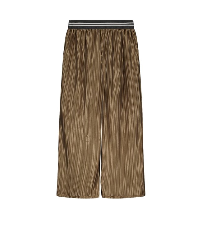 Like Flo Meisjes midi rok plisse - Fenni - Coffee