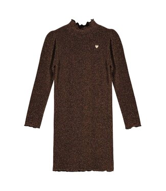 Like Flo Teens - Meisjes jurk lurex glitter - Moni - Multi