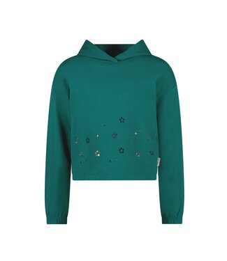 B.Nosy Meisjes sweater - Stella - Storm groen