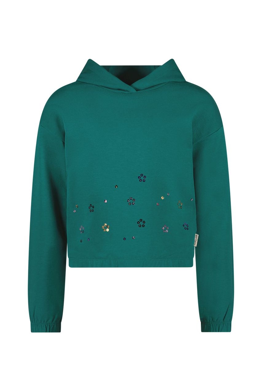 B.Nosy Meisjes sweater - Stella - Storm groen B.Nosy Meisjes sweater - Stella - Storm groen