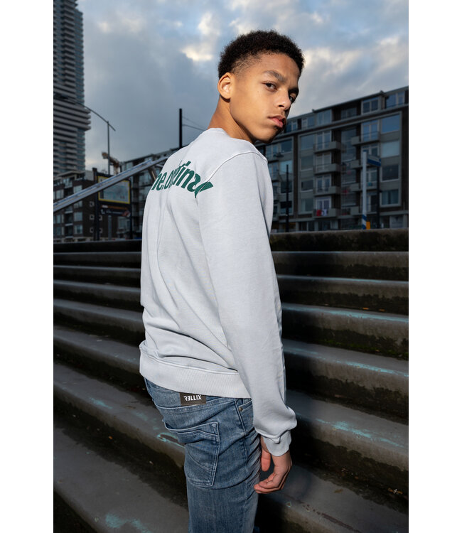 Rellix Jongens sweater oversized - Grijs
