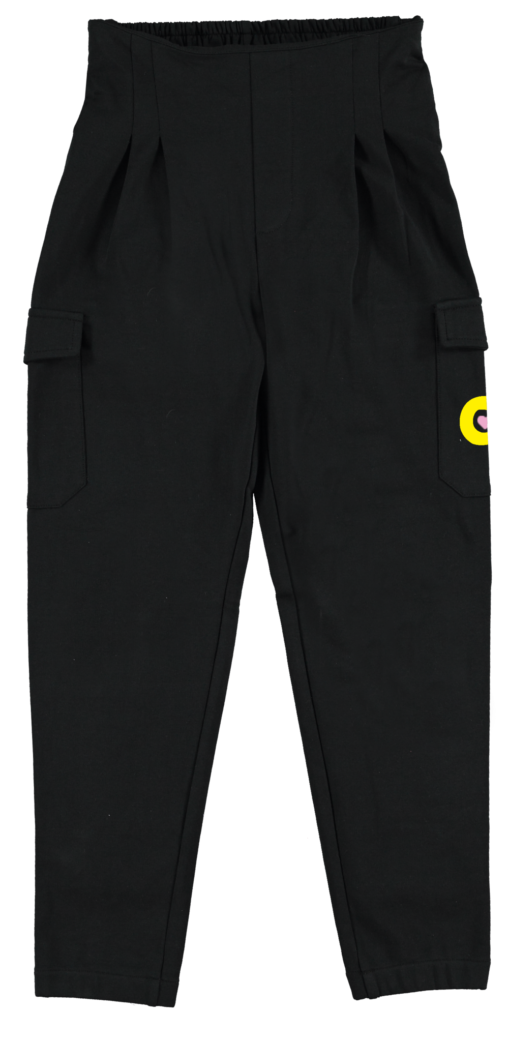 Meisjes cargo broek - Orly - Zwart