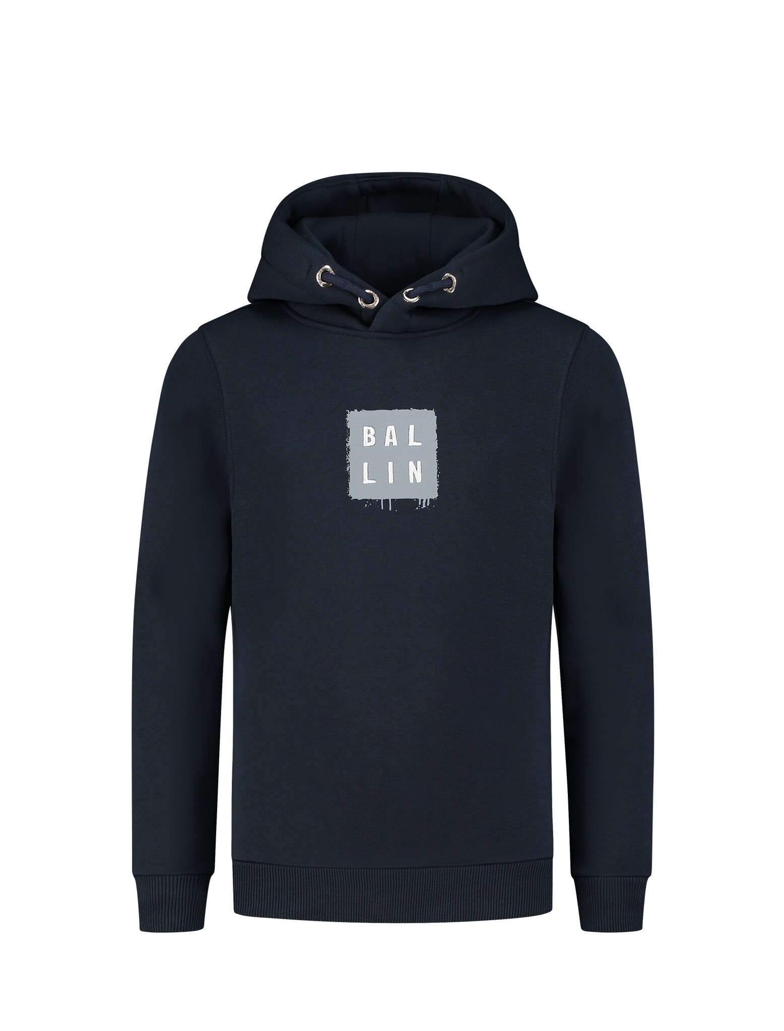 Ballin Amsterdam - Jongens Slim fit Sweaters Hoodie LS - Navy - Maat 10