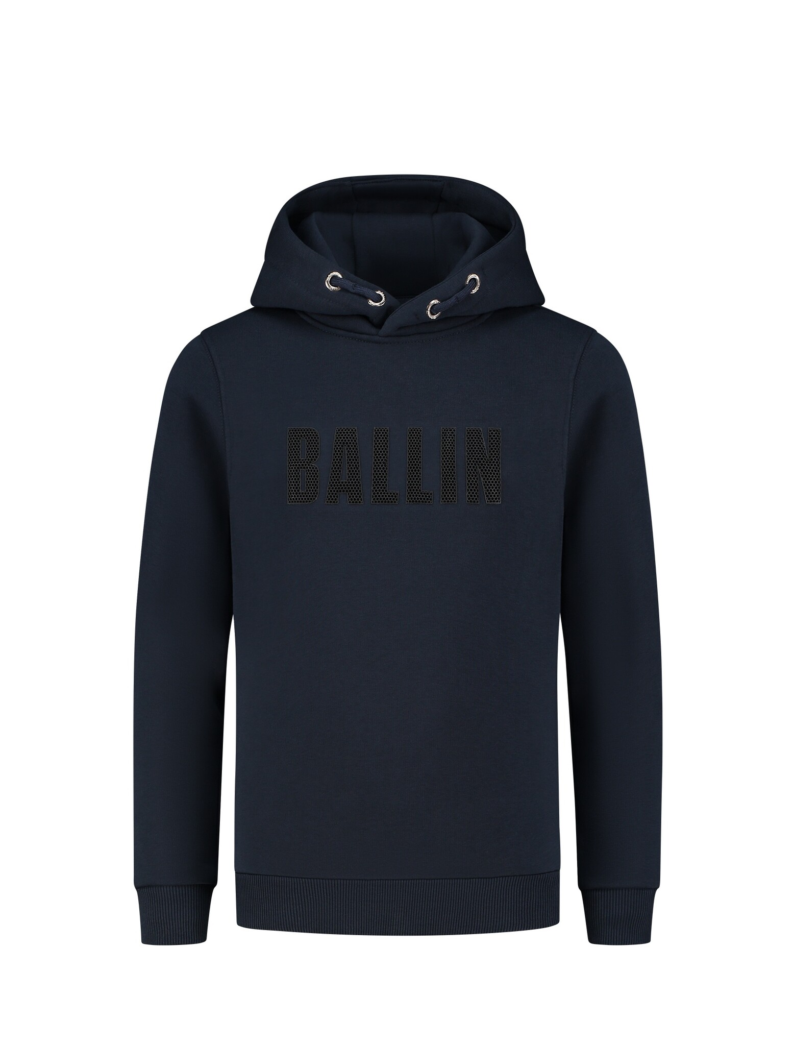 Ballin Amsterdam - Jongens Slim fit Sweaters Hoodie LS - Navy - Maat 10