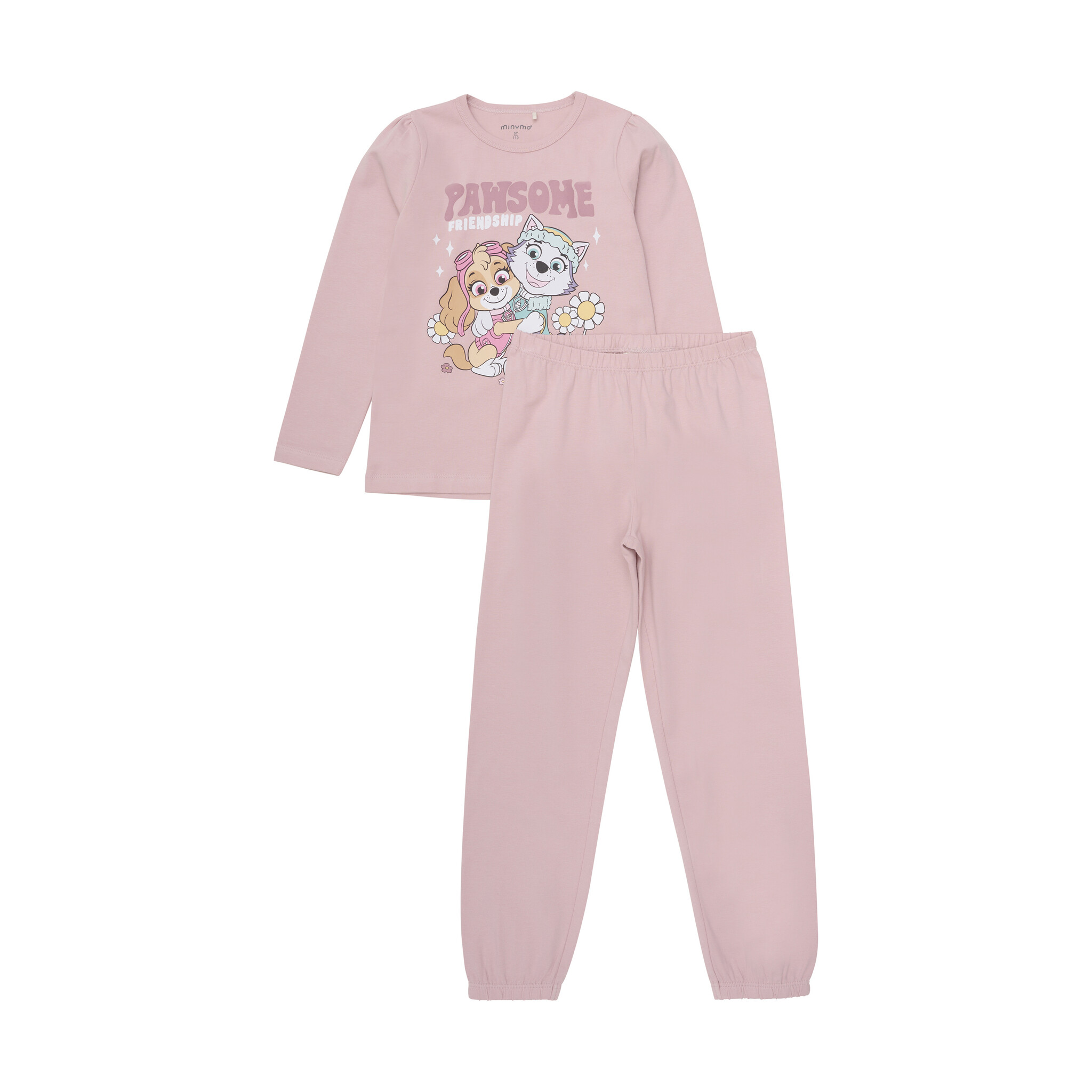 Minymo Meisjes pyjama - Oud roze