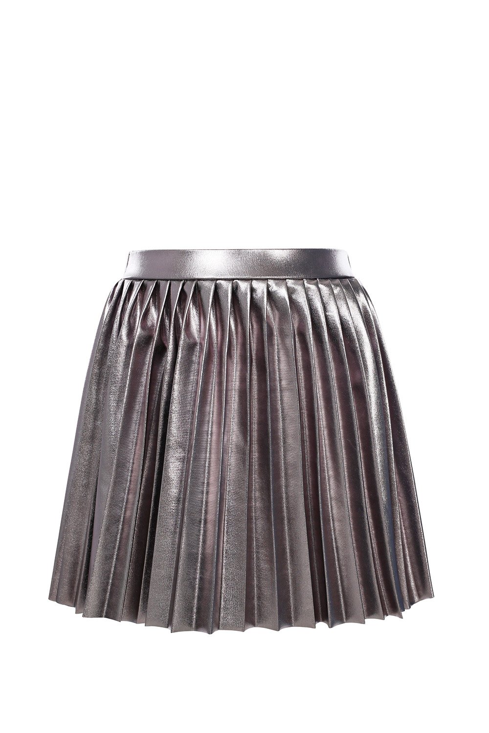 LOOXS Little Meisjes plooi rok metallic - Mink bruin