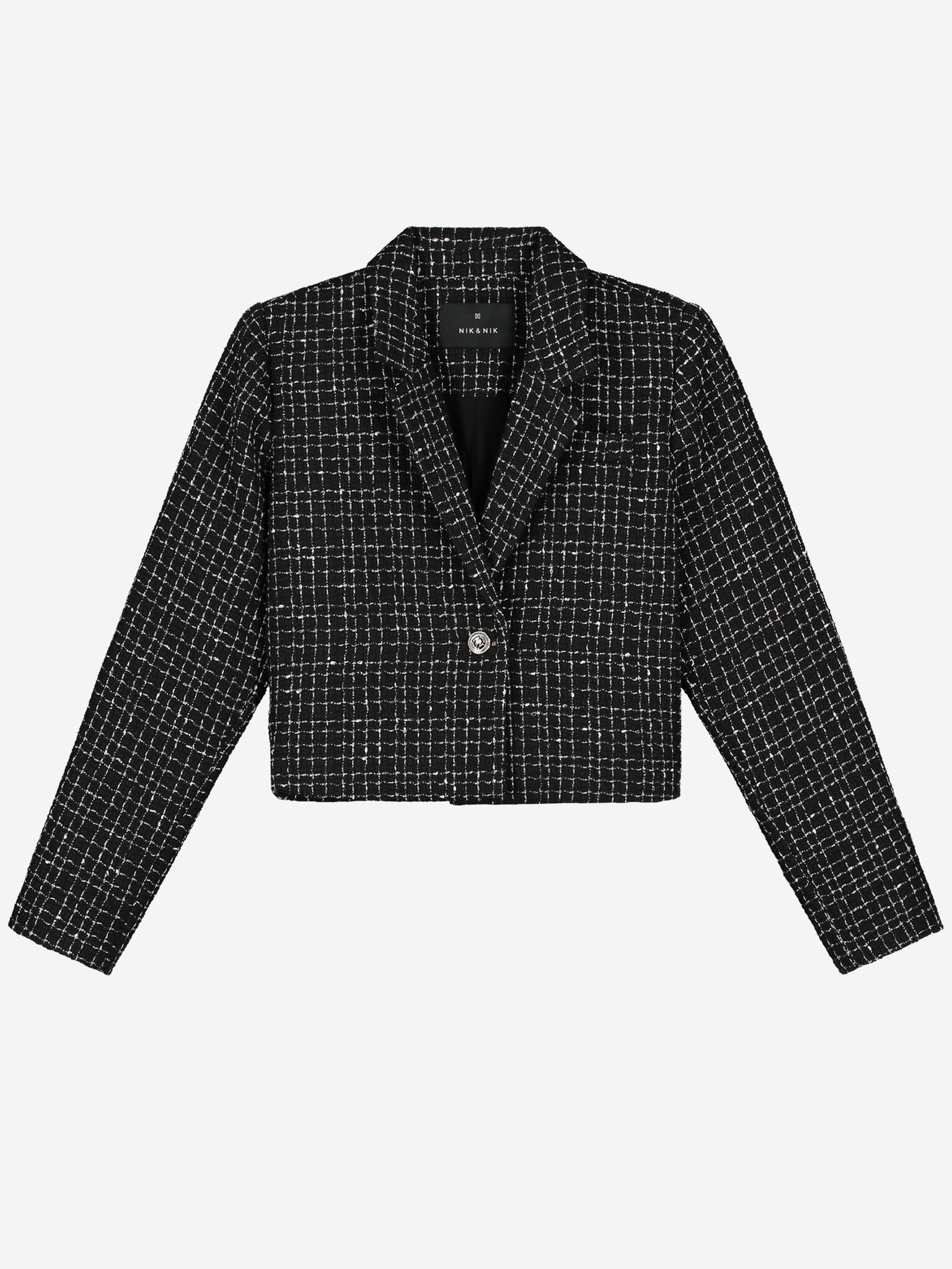 Nik&Nik Meisjes blazer - Tasmin - Zwart Nik&Nik Meisjes blazer - Tasmin - Zwart