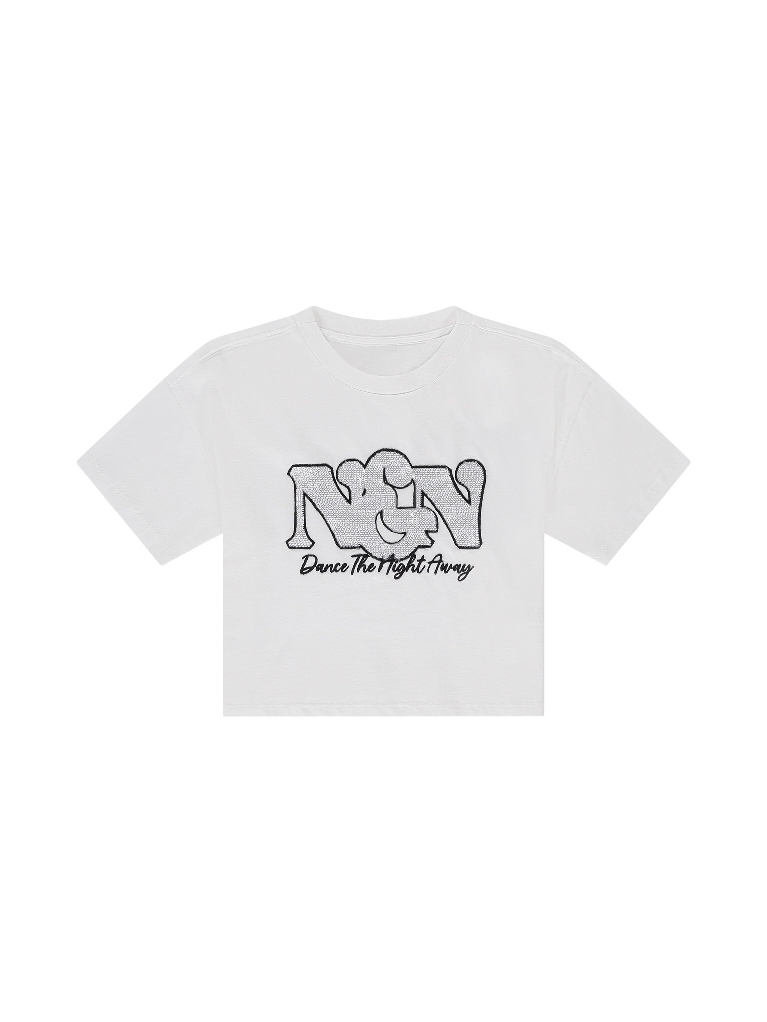 Meisjes t-shirt - Dance - Off wit