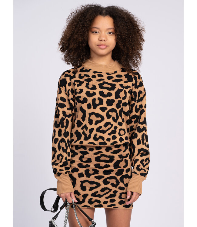 Nik&Nik Meisjes sweater - Ocelot - Mountain Lion