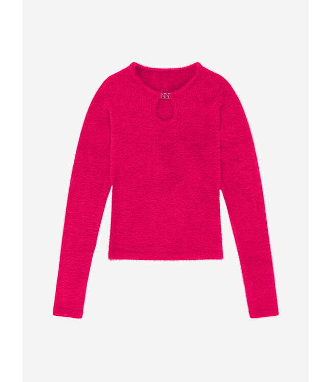 Nik&Nik Meisjes trui - Omara - Feral Fuchsia