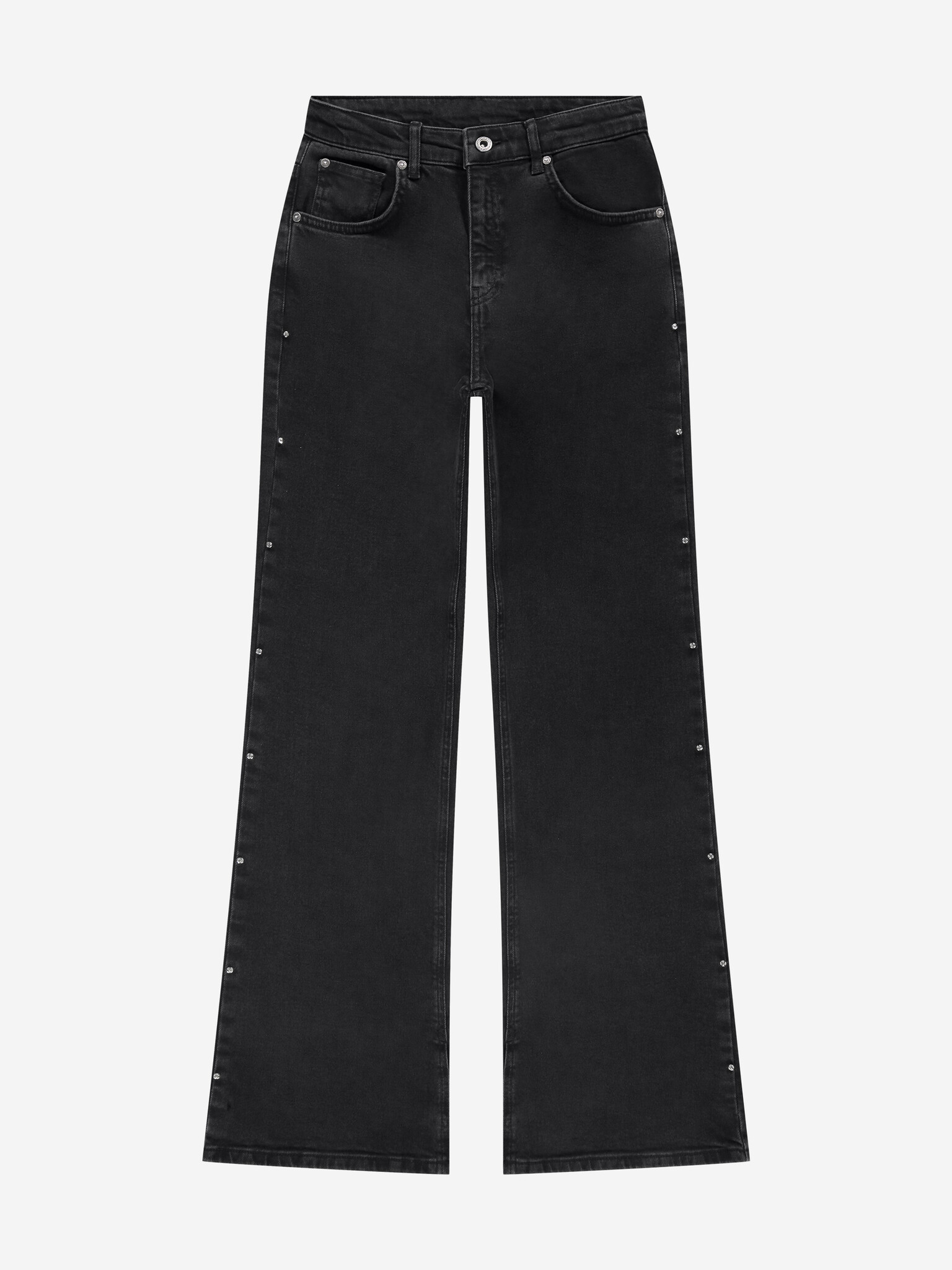 Nik&Nik Meisjes jeans broek - Florina - Washed grijs Nik&Nik Meisjes jeans broek - Florina - Washed grijs