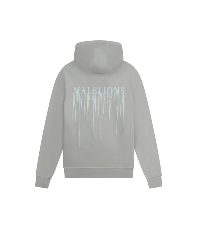 Malelions Hoodie Painter - Grijs / Licht blauw