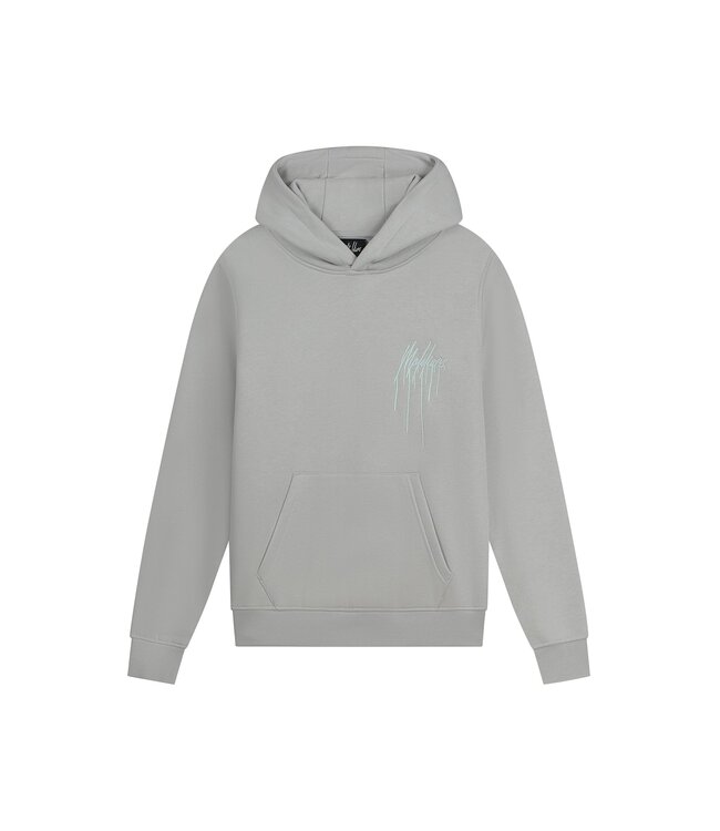 Malelions Hoodie Painter - Grijs / Licht blauw