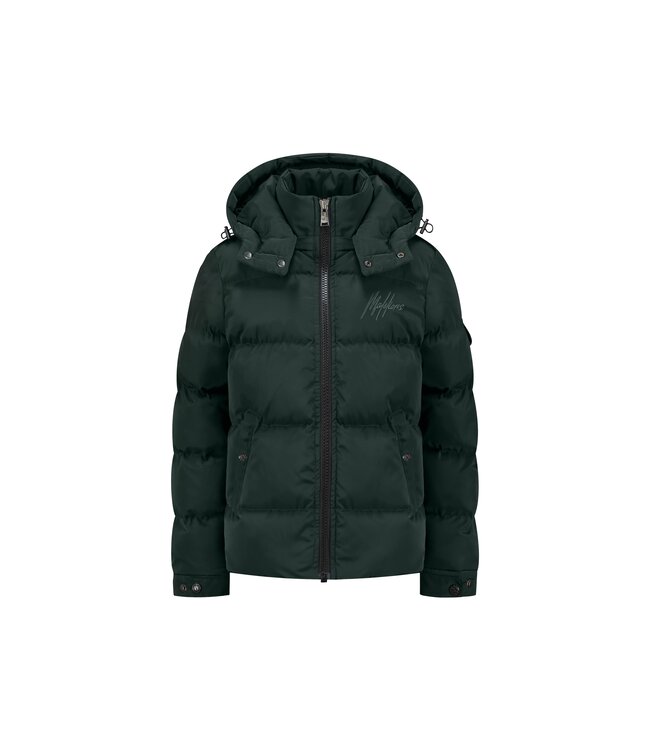 Malelions Winterjas Patch Puffer - Army groen