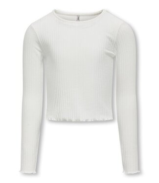 Kids ONLY Zomer top meisjes wit - Stretch Fit - Kognella