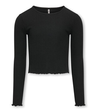 Kids ONLY Zomer top meisjes zwart - Stretch Fit - Kognella