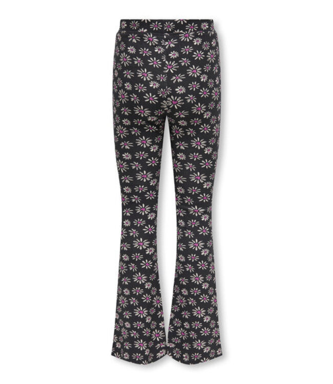 Kids ONLY Zomer broek meisjes zwart - Flared Fit - Kogpaige