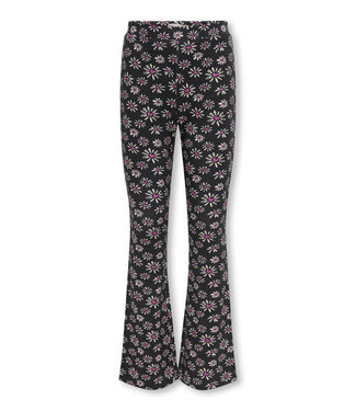 Kids ONLY Zomer broek meisjes zwart - Flared Fit - Kogpaige