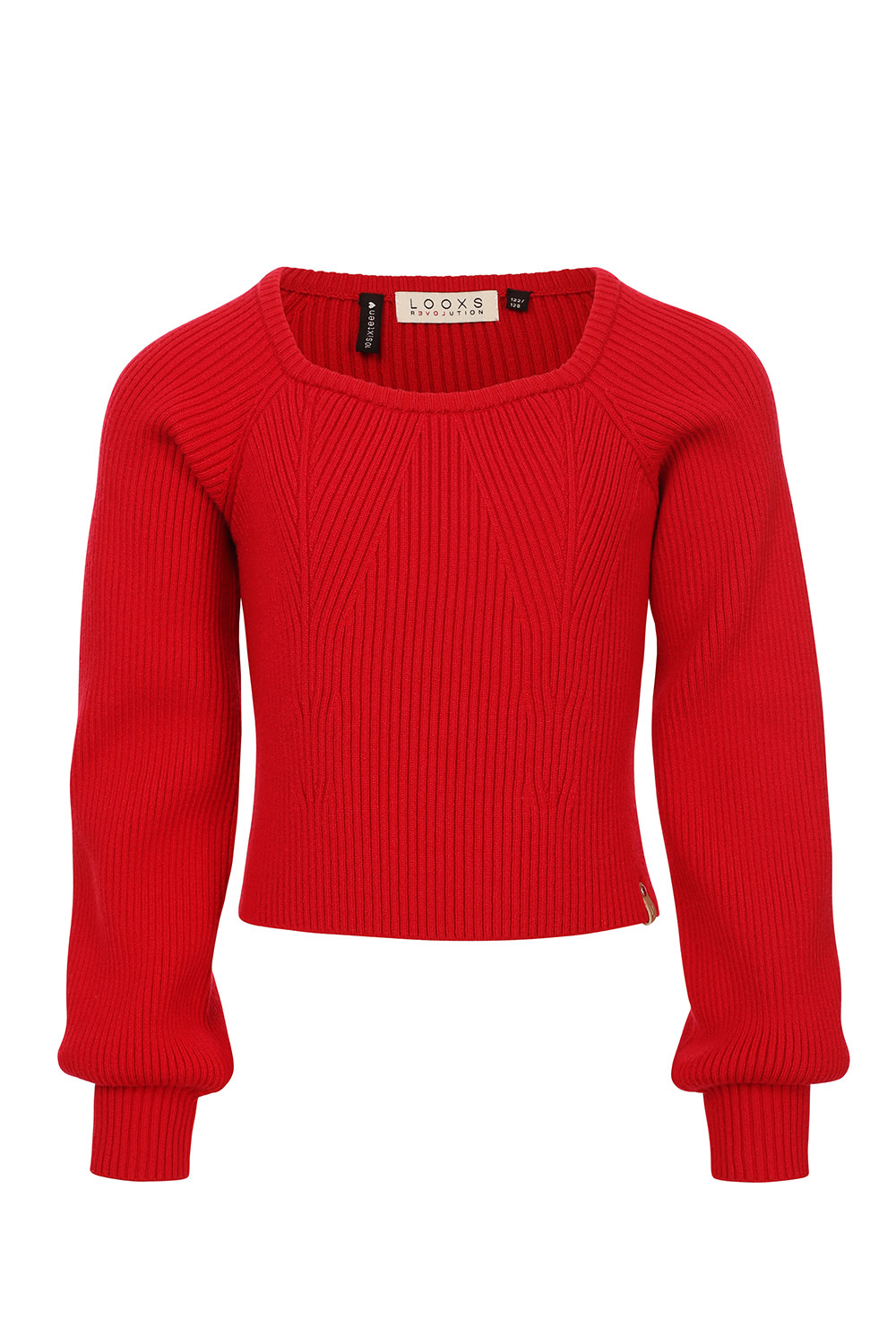 LOOXS 10sixteen Zomer top meisjes gebreid - Scarlet rood afbeelding