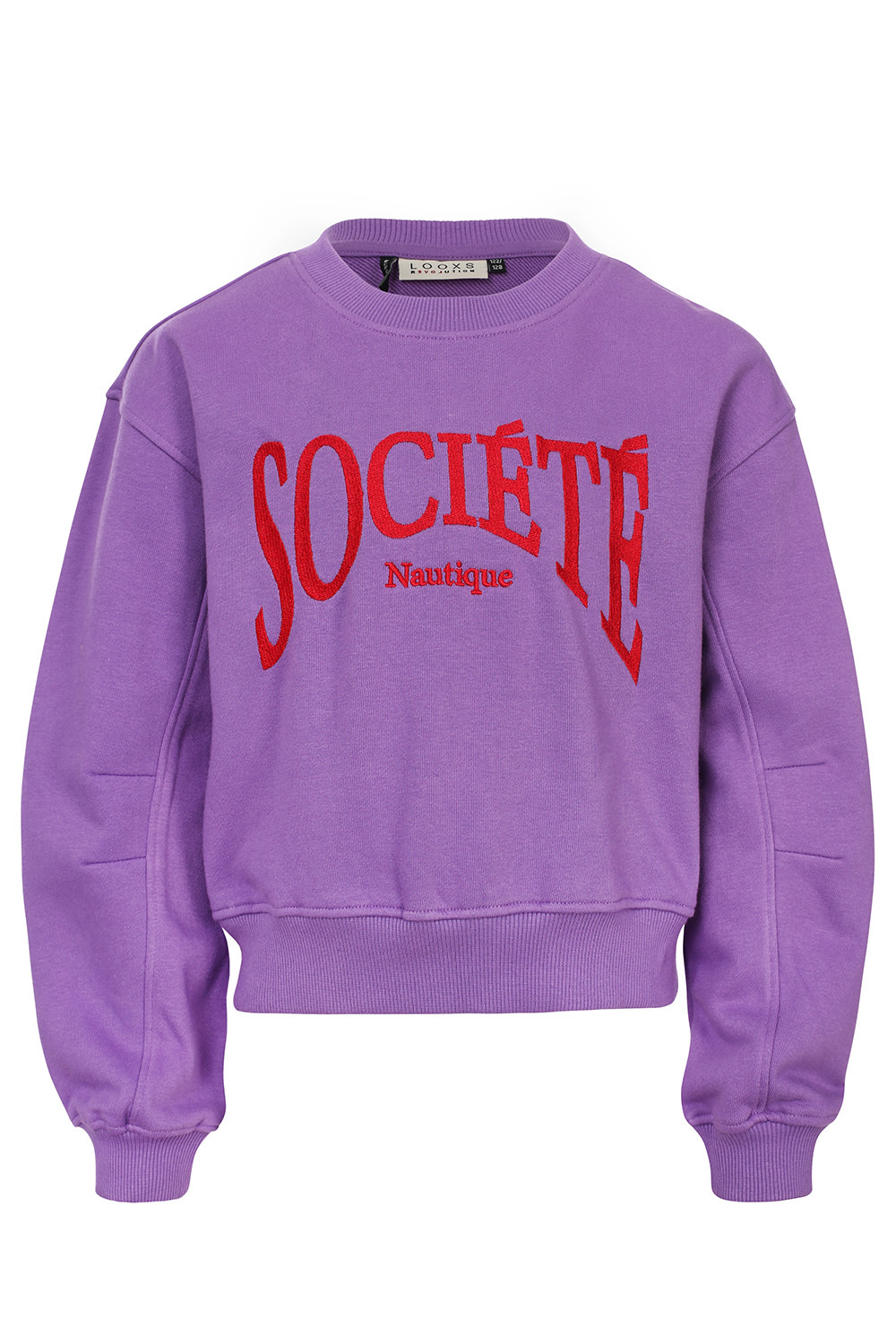 LOOXS 10sixteen Zomer sweater meisjes terry - Paars LOOXS 10sixteen Zomer sweater meisjes terry - Paars