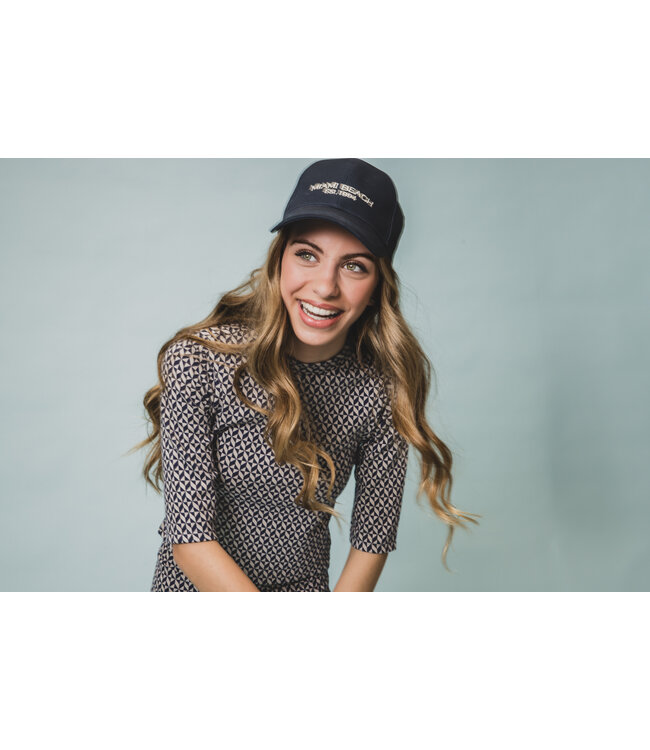 LOOXS 10sixteen Zomer top meisjes jaquard - Geomatric paars/grijs