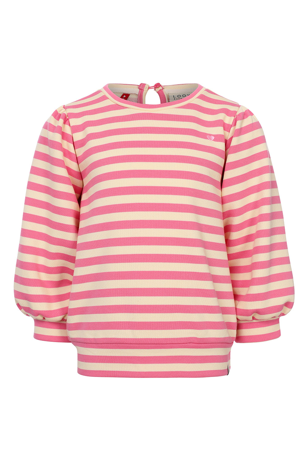 LOOXS Little Zomer sweater meisjes 3/4 mouw - Roze LOOXS Little Zomer sweater meisjes 3/4 mouw - Roze