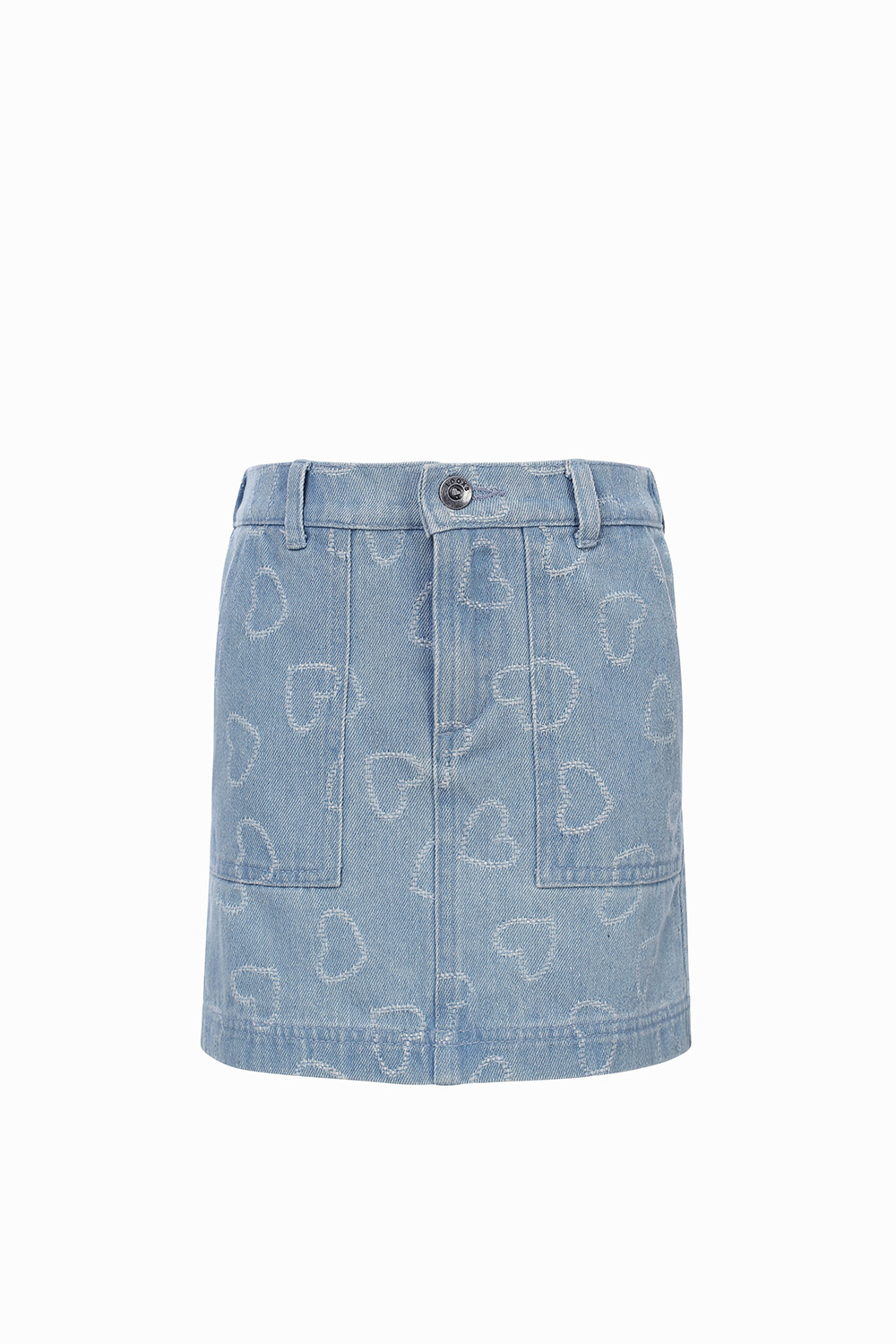 LOOXS Little Zomer jeans rok meisjes - Bleach blauw LOOXS Little Zomer jeans rok meisjes - Bleach blauw