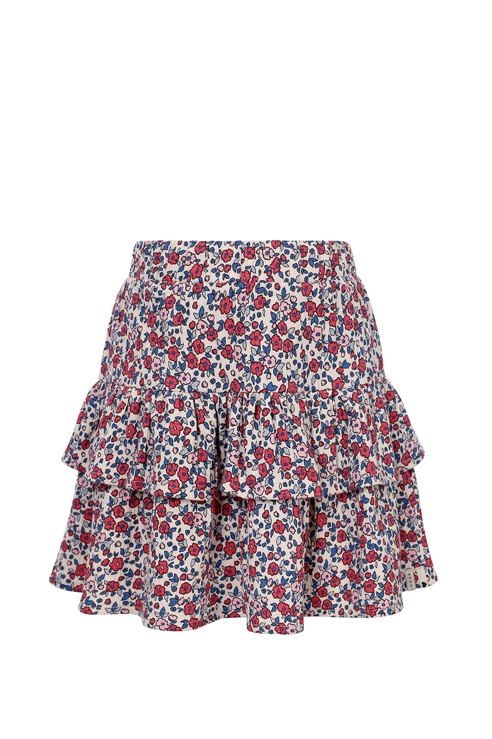 LOOXS Little Zomer rok meisjes jersey crinkle - AOP bloemen multi LOOXS Little Zomer rok meisjes jersey crinkle - AOP bloemen multi