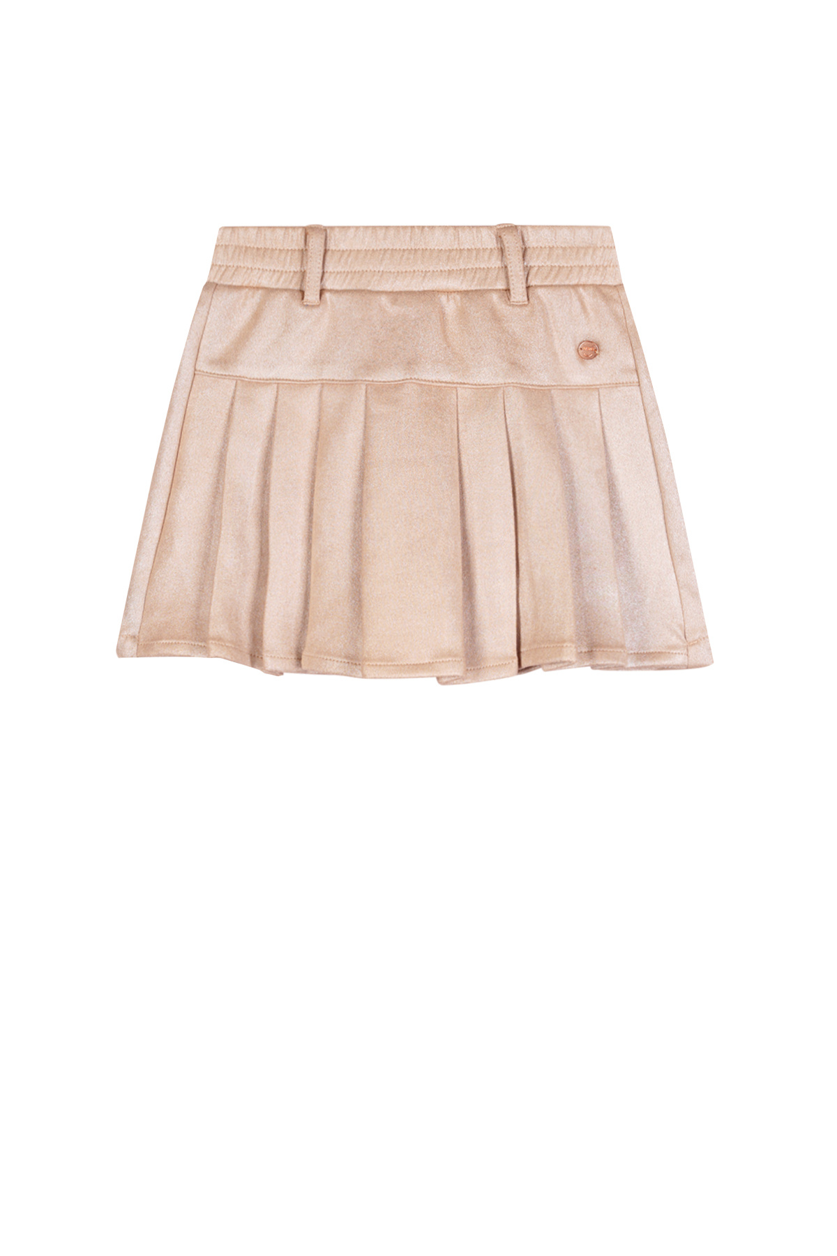 NoNo Zomer skort meisjes Licht goud - suede folie print - Sella NoNo Zomer skort meisjes Licht goud - suede folie print - Sella