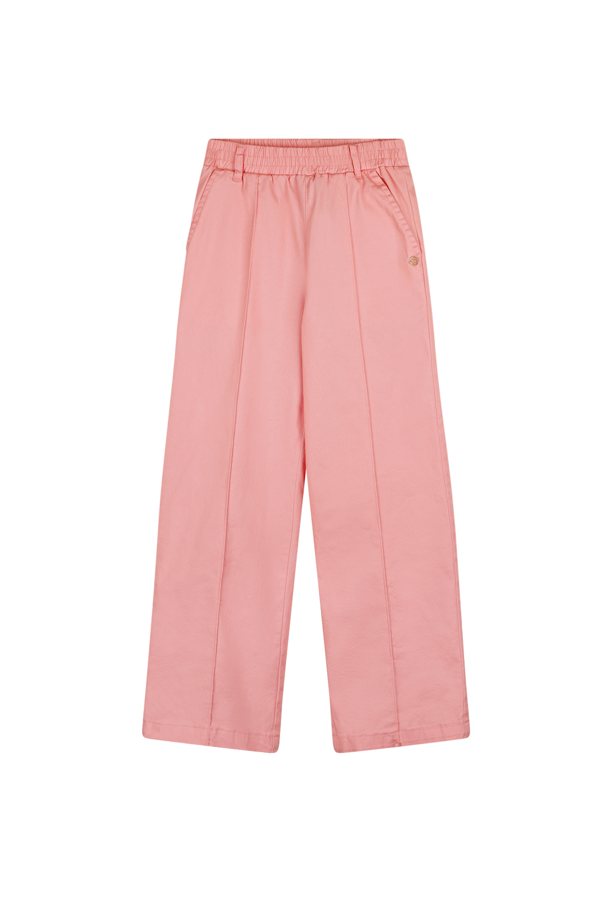 NoNo Zomer broek meisjes Roze - palazzo - twill - stretch - Sayla NoNo Zomer broek meisjes Roze - palazzo - twill - stretch - Sayla