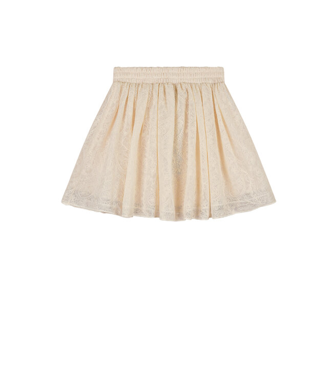 NoNo Zomer rok meisjes Ivoor wit - embroidery mesh - Ninu