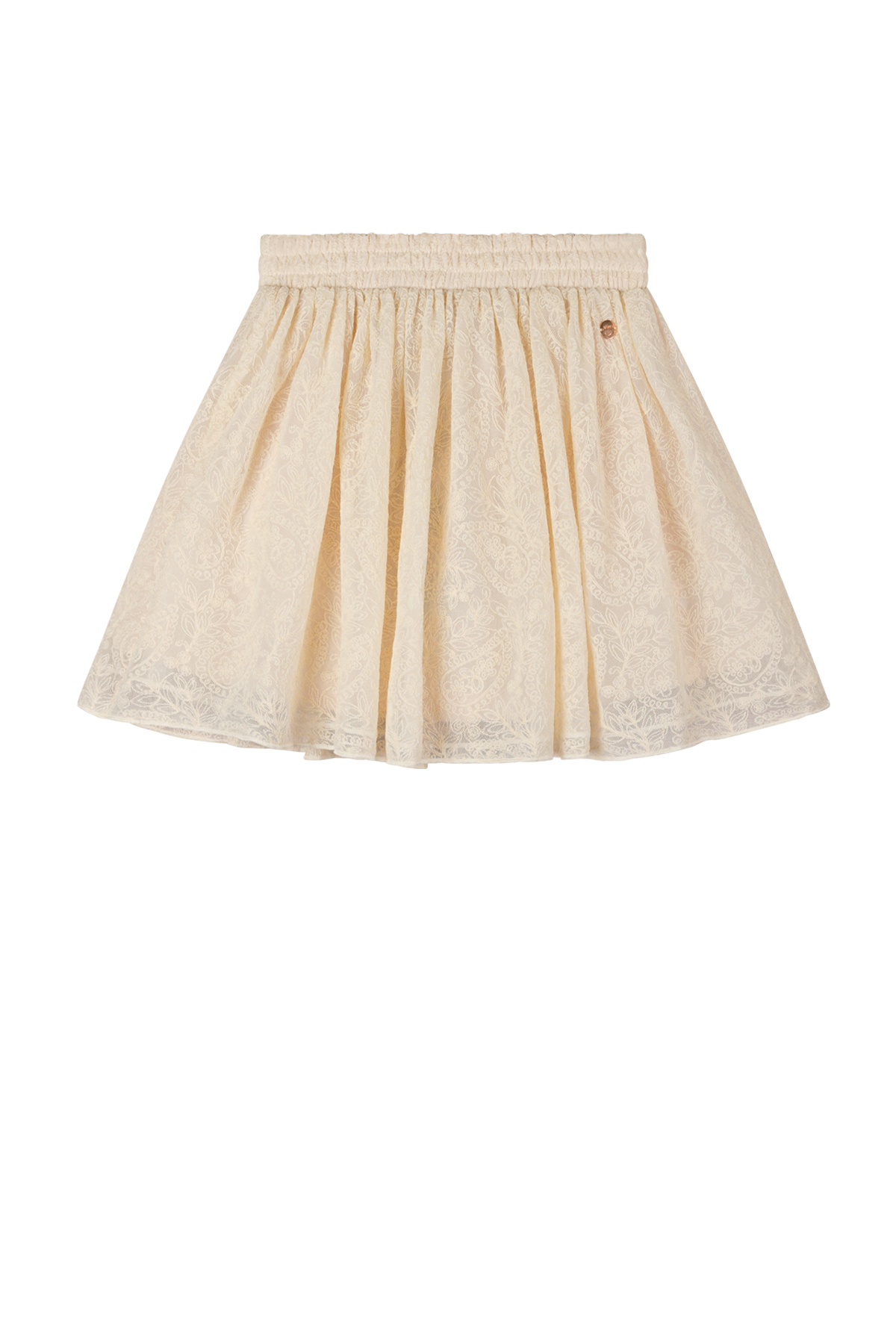 NoNo Zomer rok meisjes Ivoor wit - embroidery mesh - Ninu afbeelding