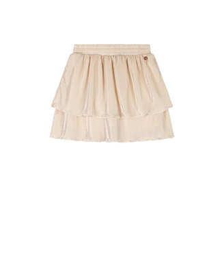 NoNo Zomer rok meisjes Licht goud - plissee - AOP - Norah