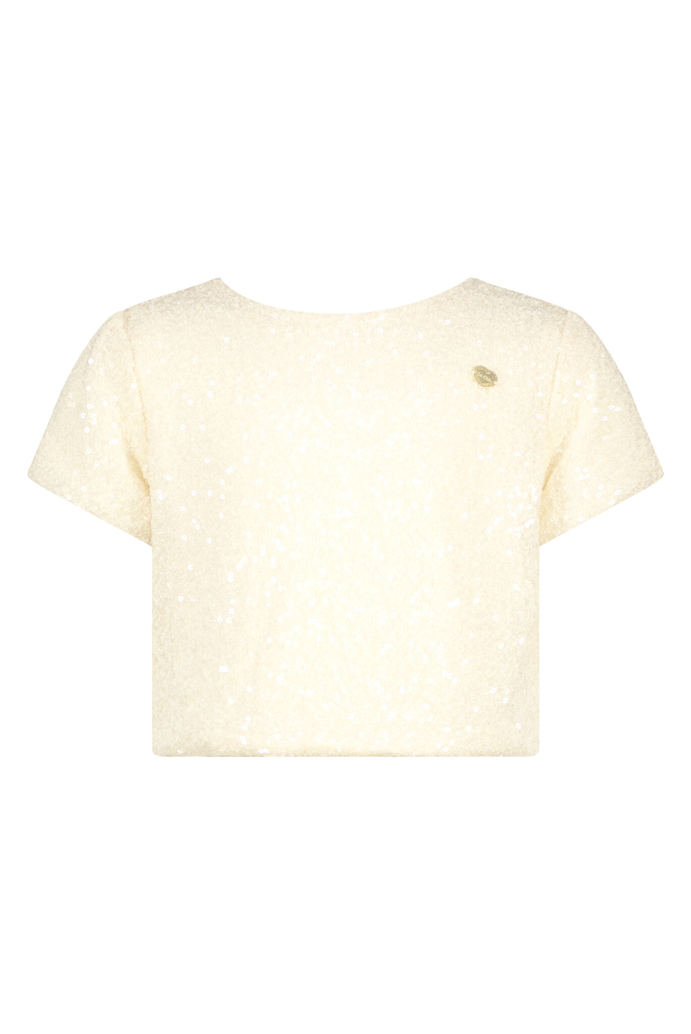 Le Chic Zomer top meisjes Ivoor wit - pailletten - Etoile Le Chic Zomer top meisjes Ivoor wit - pailletten - Etoile