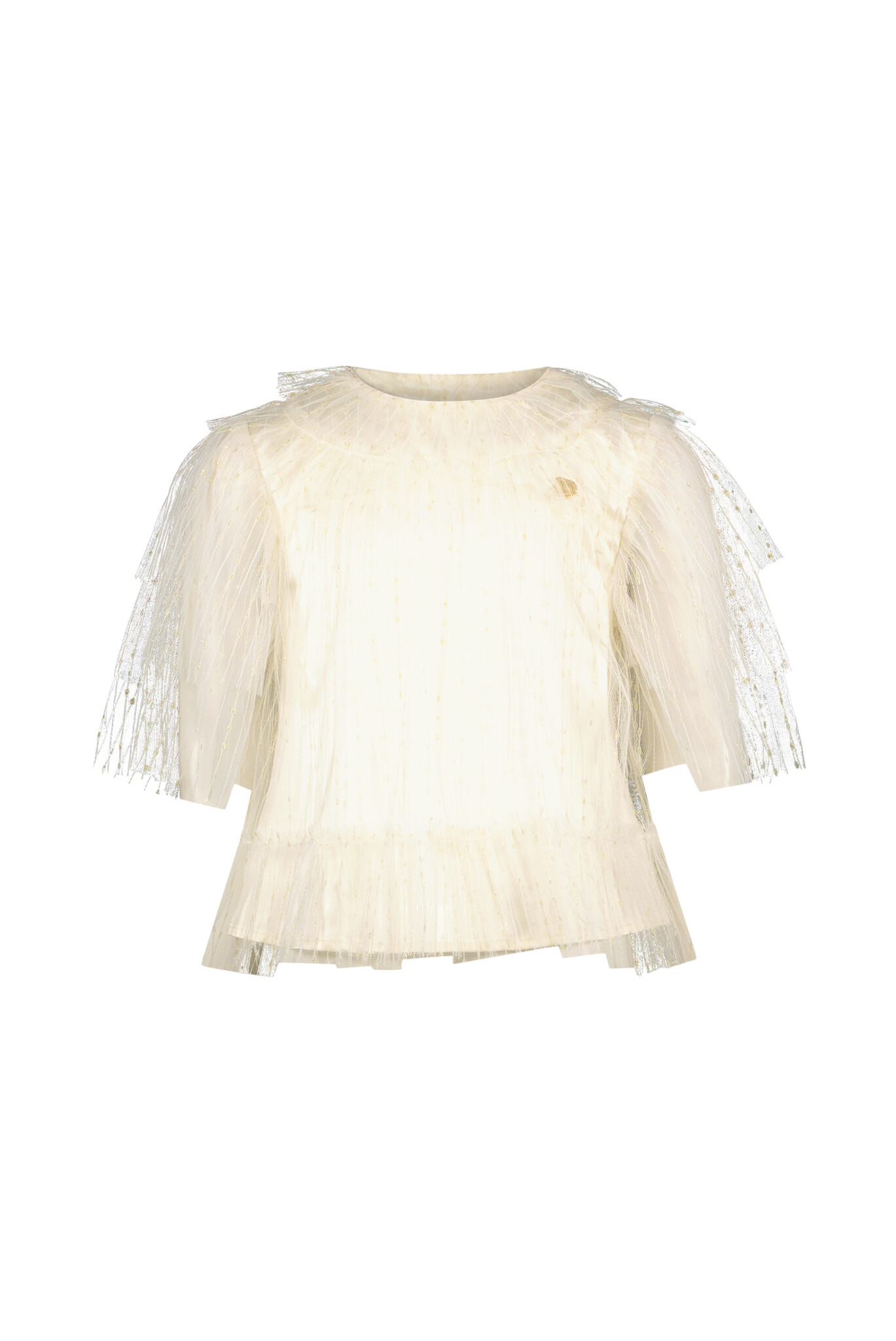 Le Chic Zomer top meisjes Goud - tule - Electra Le Chic Zomer top meisjes Goud - tule - Electra