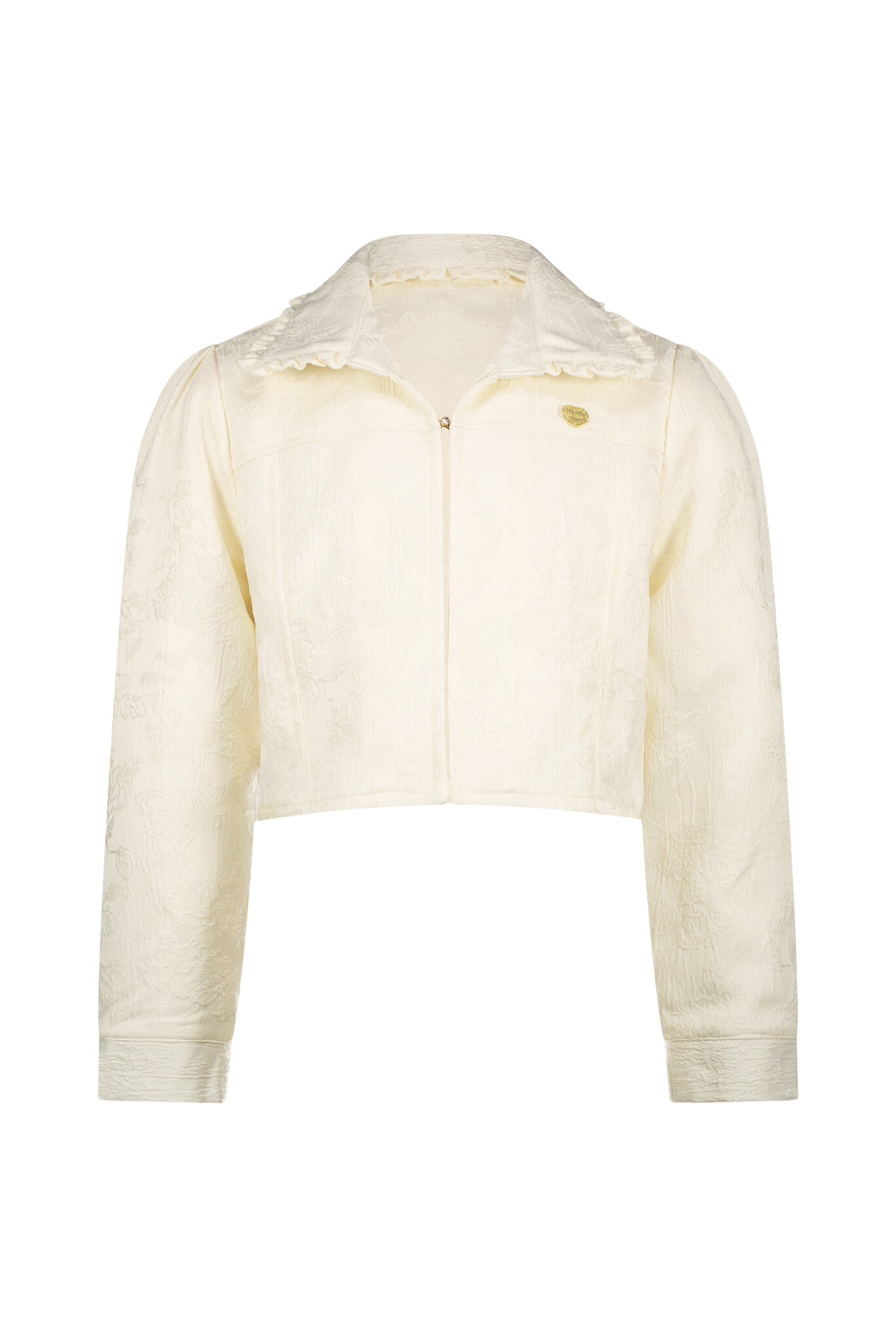 Le Chic Zomer jasje meisjes Off wit - damast - Aqui Le Chic Zomer jasje meisjes Off wit - damast - Aqui