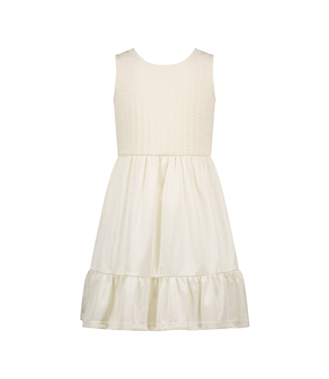 Le Chic Zomer jurk meisjes Off wit - gebreid - Sobelle
