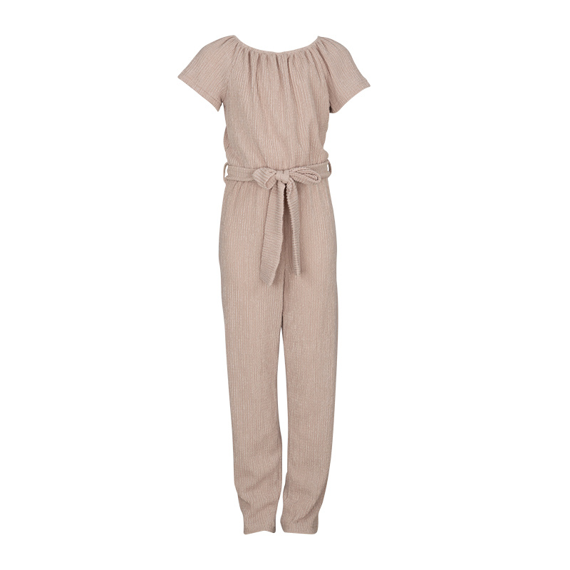 KIEstone Zomer jumpsuit meisjes - zacht roze - Jacky KIEstone Zomer jumpsuit meisjes - zacht roze - Jacky