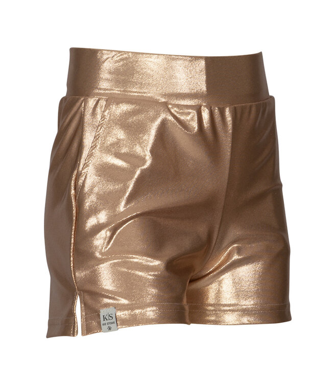 KIEstone Zomer short meisjes - shiny perzik - Amalia