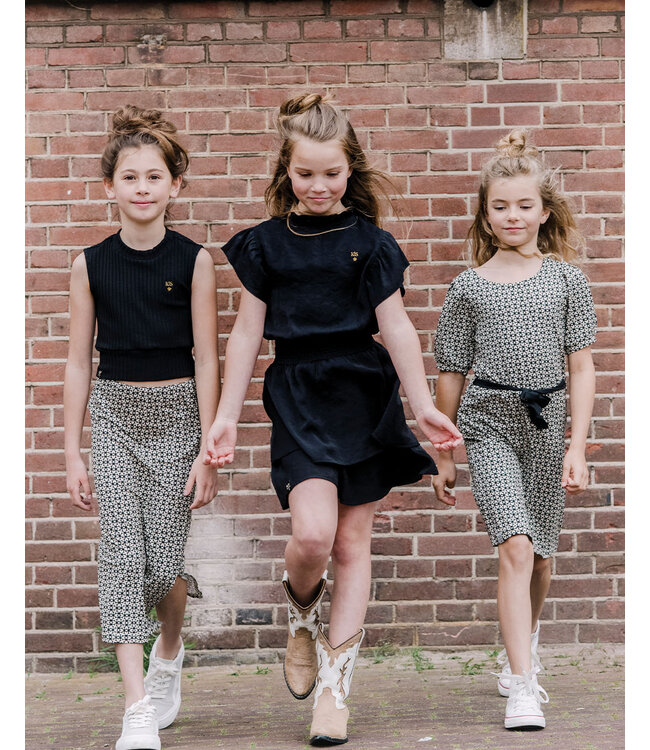 KIEstone Zomer top meisjes - zwart - Stefani