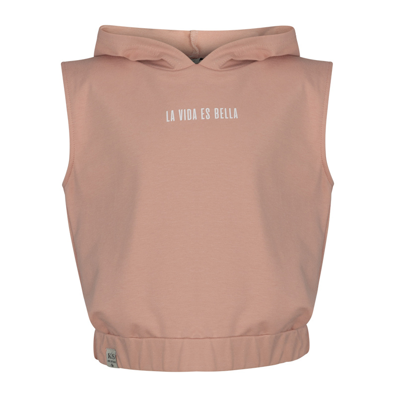 KIEstone Zomer hoodie meisjes - zacht roze - Marleen KIEstone Zomer hoodie meisjes - zacht roze - Marleen