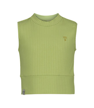 KIEstone Zomer top meisjes - appel groen - Stefani