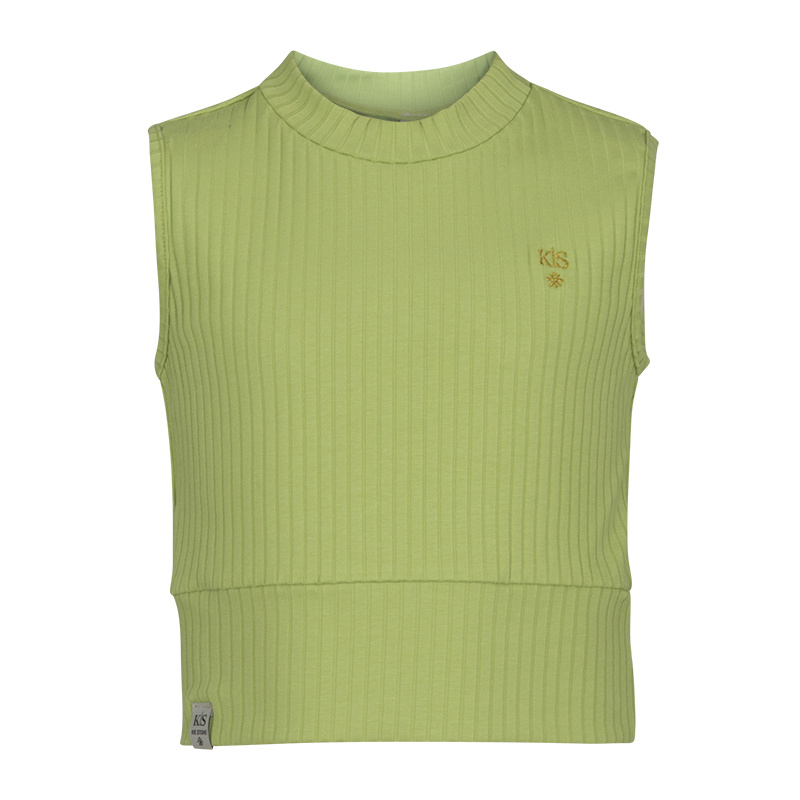 KIEstone Zomer top meisjes - appel groen - Stefani afbeelding