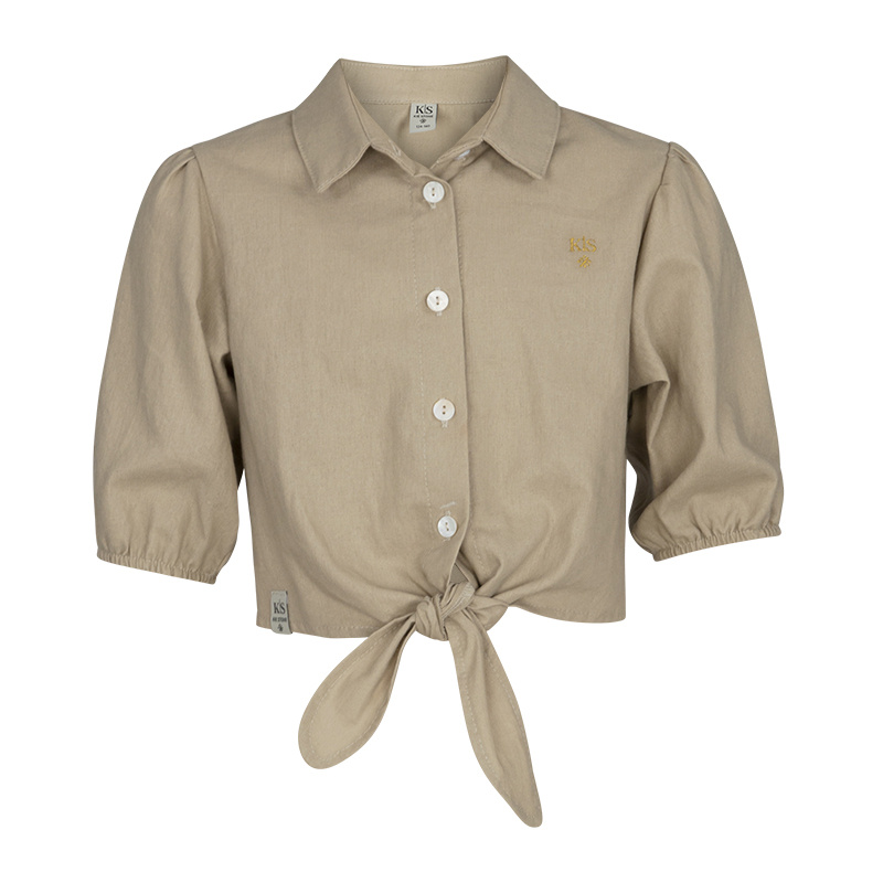 KIEstone Zomer blouse meisjes - zand - Babet afbeelding