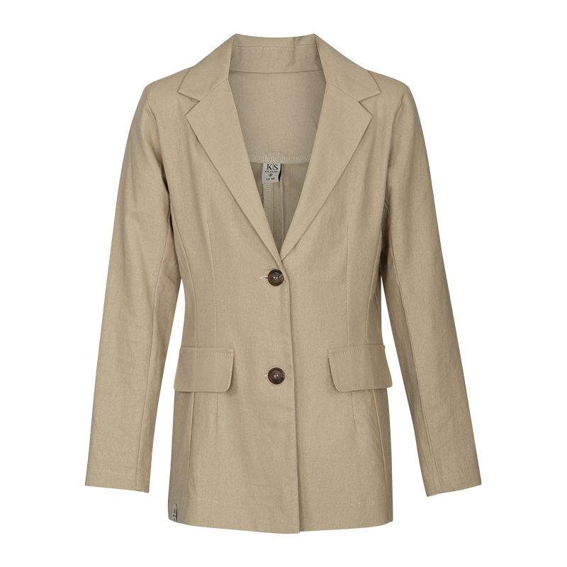 KIEstone Zomer blazer meisjes - zand - Coco KIEstone Zomer blazer meisjes - zand - Coco
