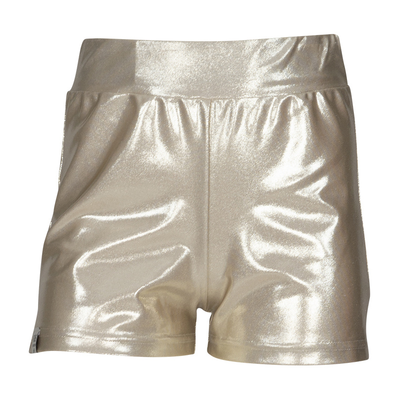 KIEstone Zomer short meisjes - shiny goud - Amalia afbeelding