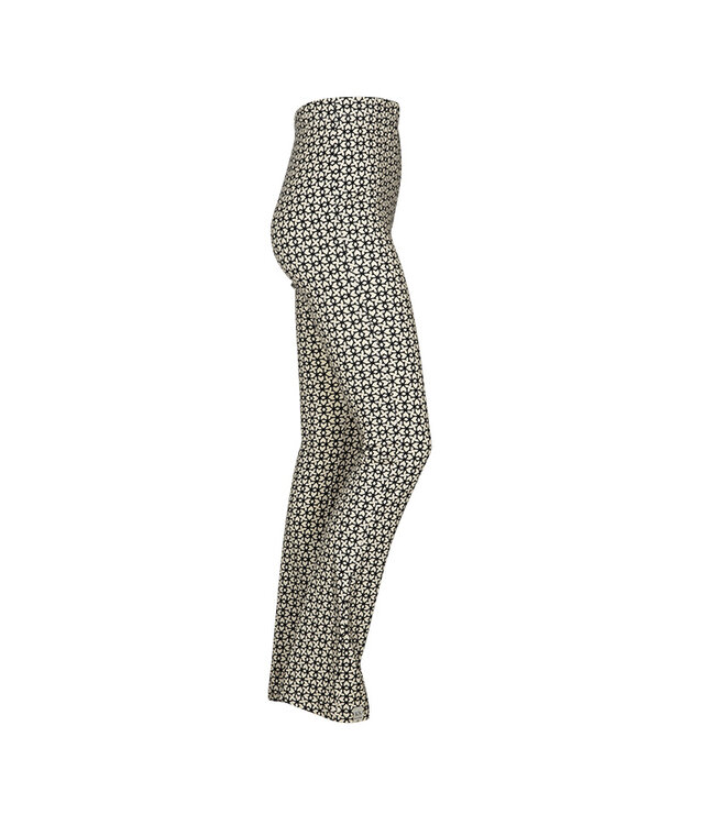 KIEstone Zomer broek meisjes - grafic zwart/wit - Flair