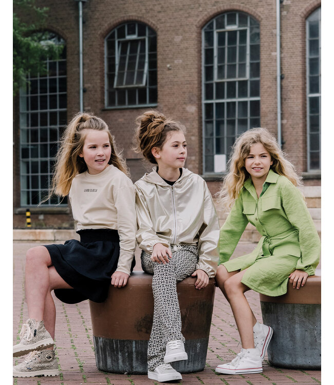 KIEstone Zomer jasje meisjes - shiny zilver - Holly