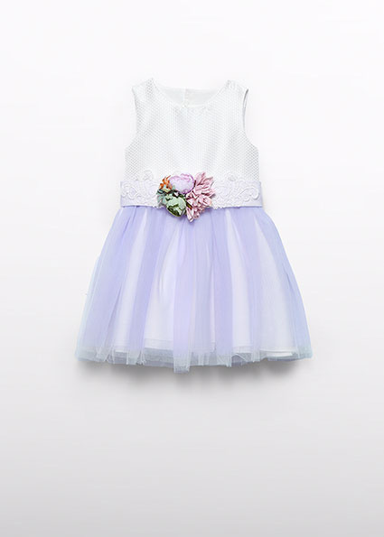 Abel & Lula Zomer jurk meisjes - lilac paars Abel & Lula Zomer jurk meisjes - lilac paars