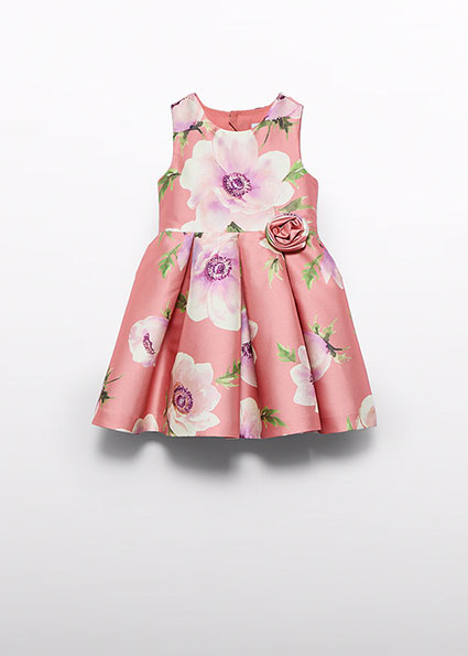 Abel & Lula Zomer jurk meisjes - blush roze Abel & Lula Zomer jurk meisjes - blush roze
